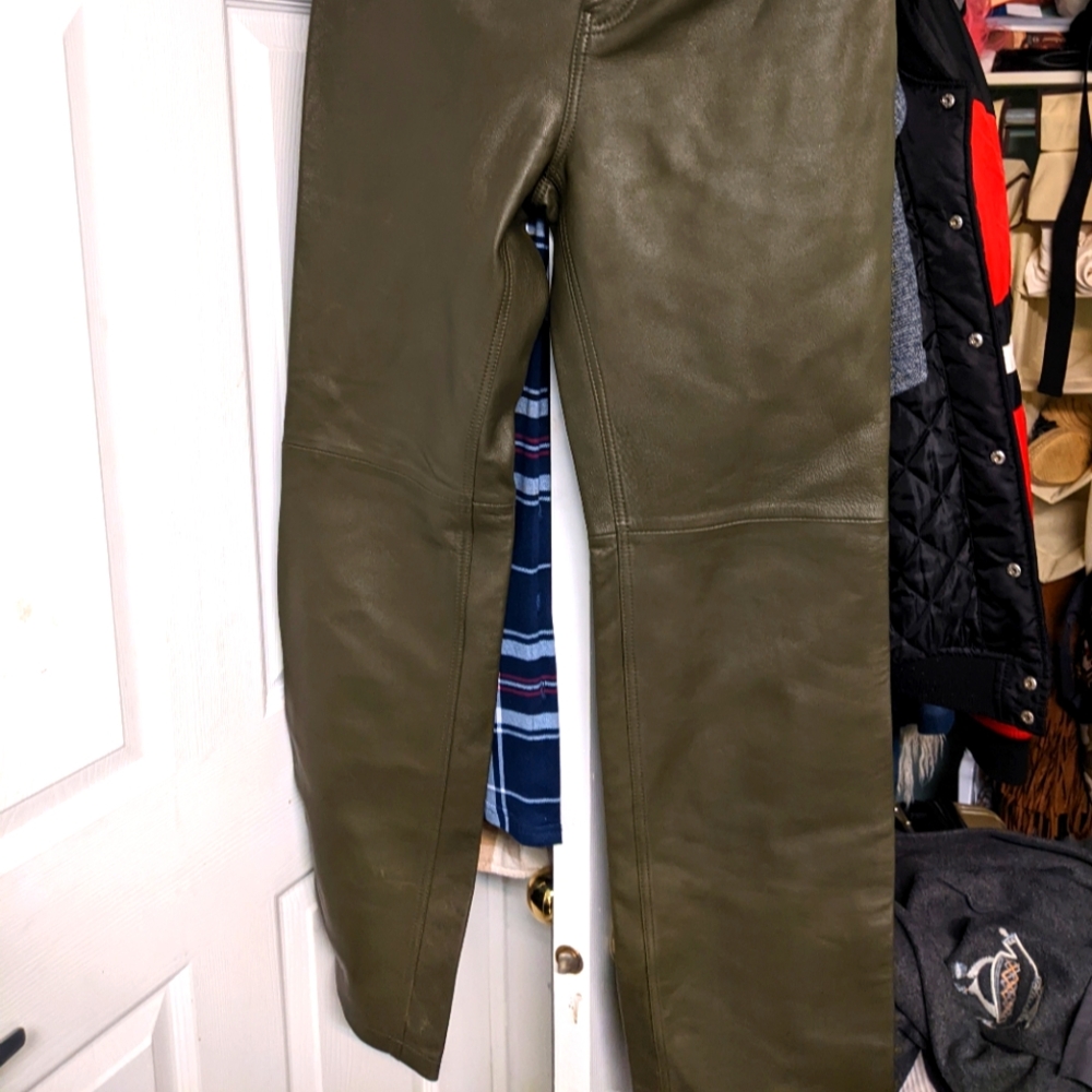 REAL LEATHER ZARA pants
